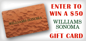 Williams Sonoma gift card graphic